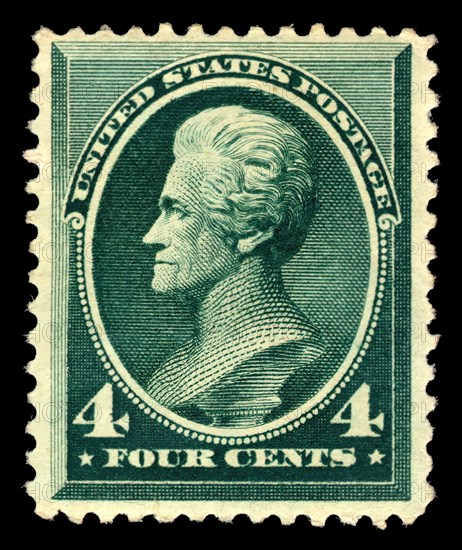 4c Andrew Jackson single, 1883. Creator: American Bank Note Company.