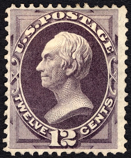 12c Henry Clay single, 1870. Creator: National Bank Note Company.