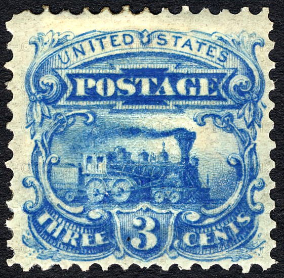 3c Steam Locomotive essay, 1869. Creator: Unknown.