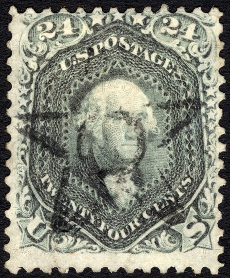 24c Washington single, 1861. Creator: Unknown.