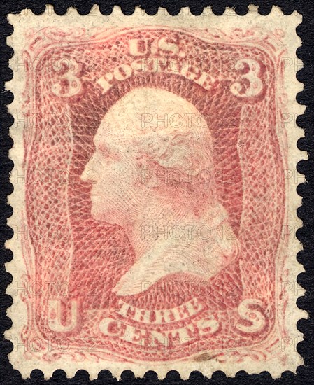 3c Washington single, 1861. Creator: Unknown.