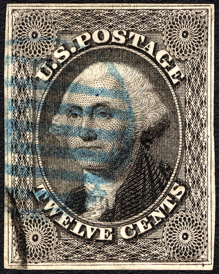 12c Washington single, 1851. Creator: Unknown.