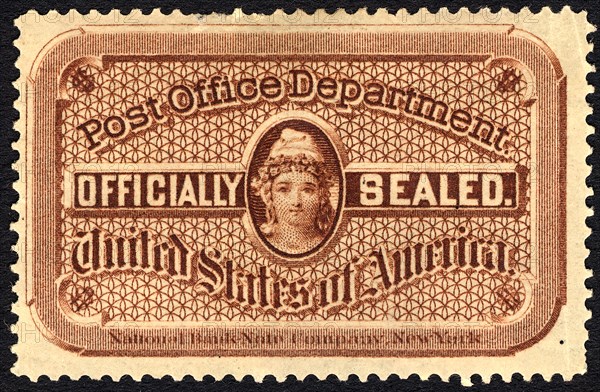 Post Office seal, c. 1879. Creator: National Bank Note Company.