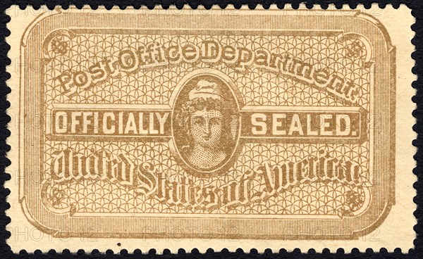 Post Office seal, c. 1889. Creator: National Bank Note Company.