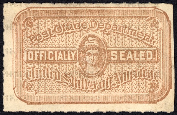 Post Office seal, 1892. Creator: National Bank Note Company.