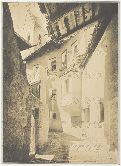 A Street in Sterzing, The Tyrol, 1890. Creator: Alfred Stieglitz.