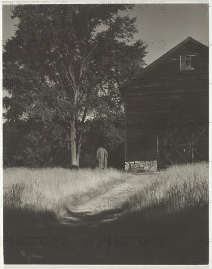 Barn, Lake George, 1936. Creator: Alfred Stieglitz.