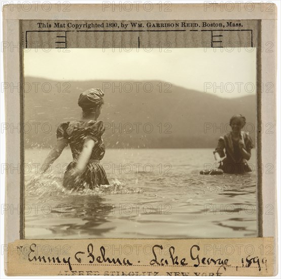 Emmy and Selma, Lake George, 1899. Creator: Alfred Stieglitz.