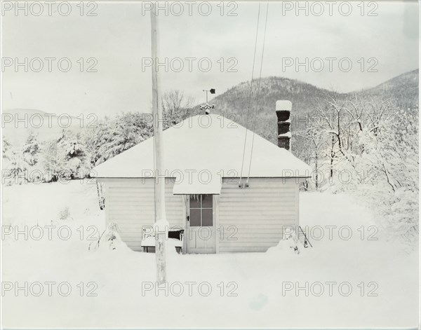 First Snow and the Little House, 1923. Creator: Alfred Stieglitz.