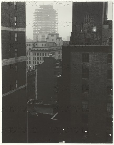 From My Window at An American Place, Southwest, 1932. Creator: Alfred Stieglitz.