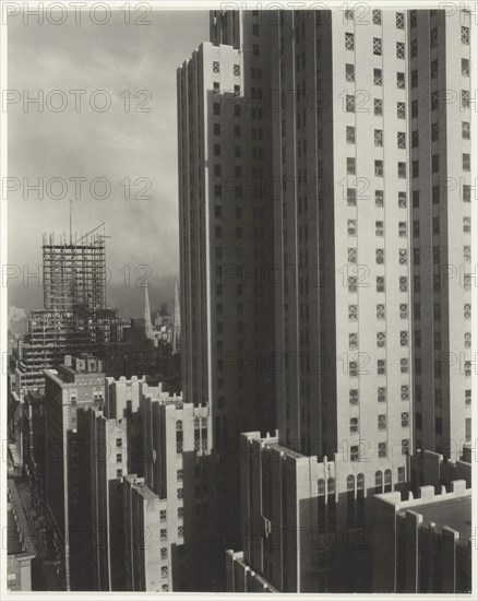 From My Window at the Shelton, West, 1931. Creator: Alfred Stieglitz.