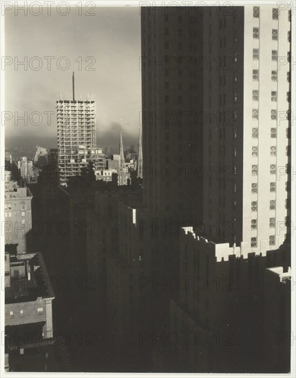 From My Window at the Shelton, West, 1931. Creator: Alfred Stieglitz.