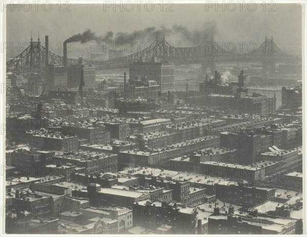 From Room "3003" - The Shelton, New York, Looking Northeast, 1927. Creator: Alfred Stieglitz.