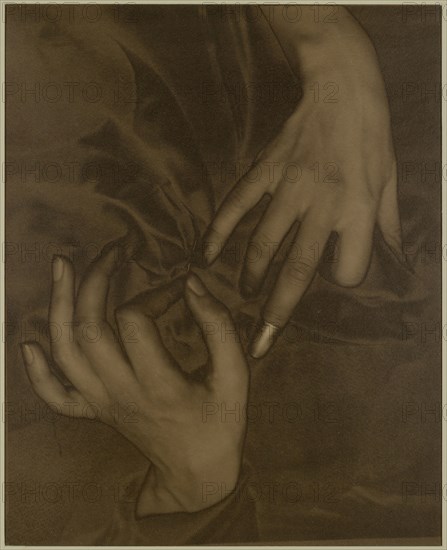 Georgia O'Keeffe - Hands and Thimble, 1919. Creator: Alfred Stieglitz.