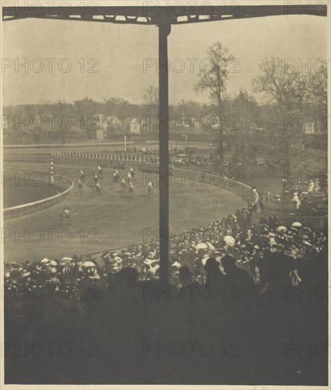 Going to the Post, Morris Park, 1904. Creator: Alfred Stieglitz.