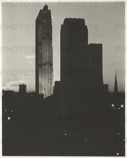 New York from the Shelton, 1935. Creator: Alfred Stieglitz.