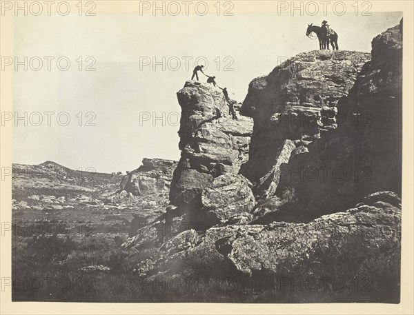 High Bluffs, Black Buttes, 1868/69. Creator: Andrew Joseph Russell.