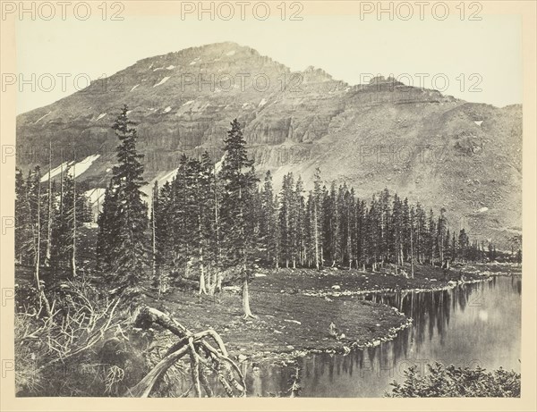 Lake at the Head of Bear River, Uintah Mountain, 1868/69. Creator: Andrew Joseph Russell.