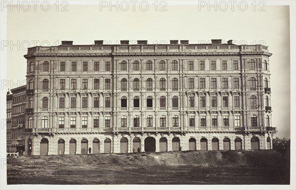 Babenberger Strasse No. 1 und 3, Zinshaus des J. Ritter von Königswarter, 1860s. Creator: Unknown.