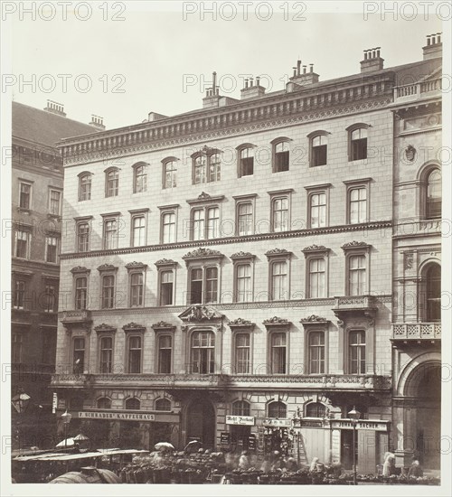 Freyung No. 1, Wohnhaus des Grafen M. Hardegg, 1860s. Creator: Unknown.