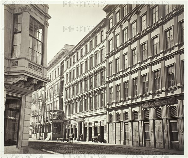 Heinrichsgaße No. 1, Zinshaus des Herrn A. M. Rußo, 1860s. Creator: Unknown.