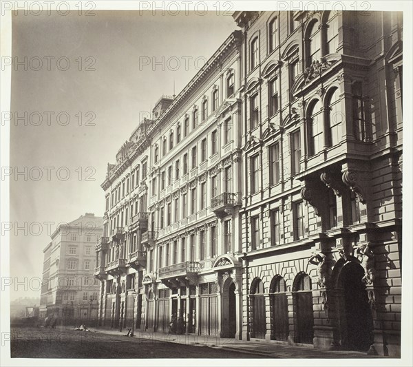 Operngasse No. 6, Zinshaus des Herrn M. Faber, 1860s. Creator: Unknown.