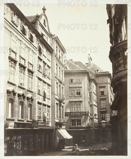 Tuchlauben No. 1, Wohnhaus des Peter Ritter von Calvagni, 1860s. Creator: Unknown.