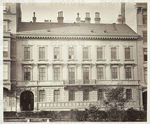 Türkenstraße No. 15, Wohnhaus des Grafen von Wimpfen, 1860s. Creator: Unknown.