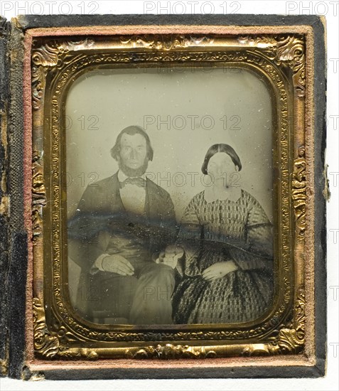 Untitled (Portrait of a Man and Woman), 1855/75. Creator: Unknown.