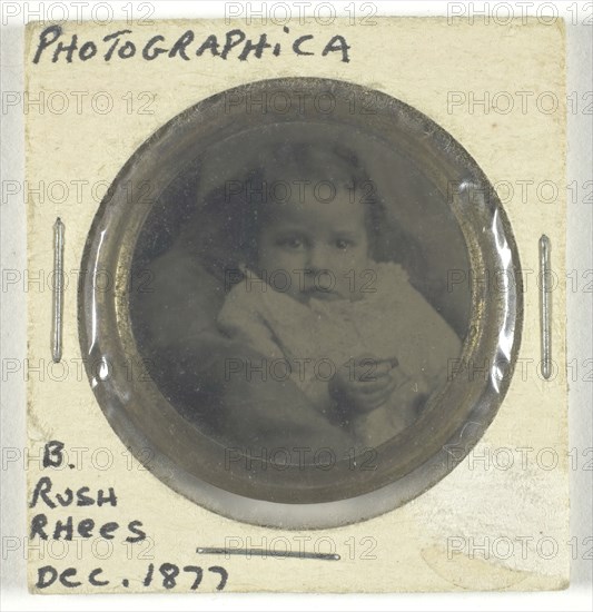 Untitled [portrait of a child], December 1877.  Creator: Unknown.