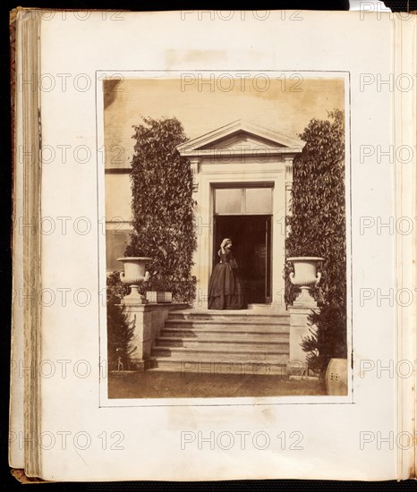 Untitled [woman in a doorway], 1849/60.  Creator: Unknown.