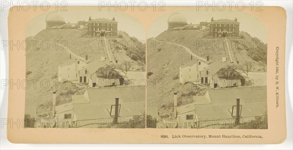 Lick Observatory, Mount Hamilton, California, 1895. Creator: BW Kilburn.