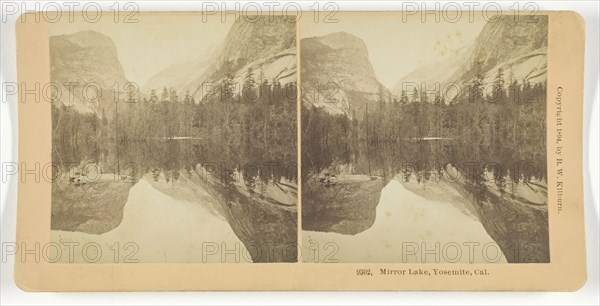 Mirror Lake, Yosemite, California, 1894. Creator: BW Kilburn.