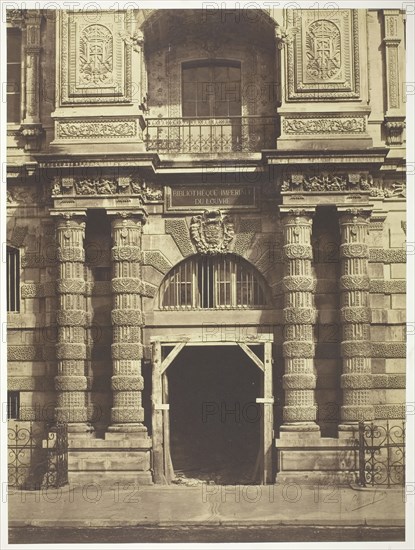 Bibliothèque Imperial du Louvre, Paris, 1854. Creators: Bisson Frères, Louis-Auguste Bisson, Auguste-Rosalie Bisson.