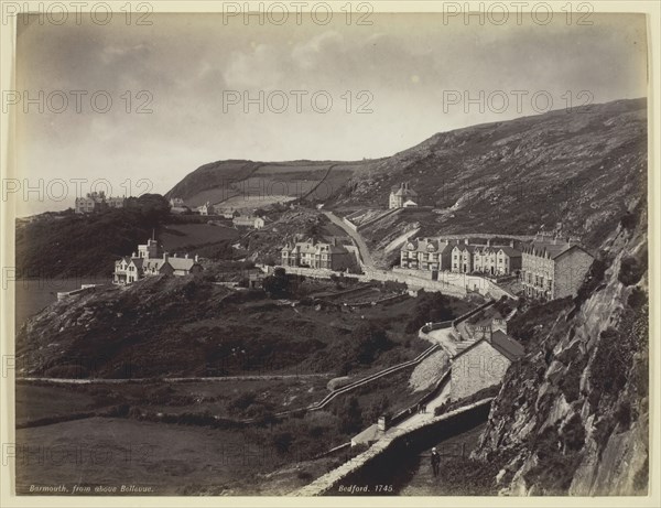 Barmouth, from above Bellevue, 1860/94. Creator: Francis Bedford.