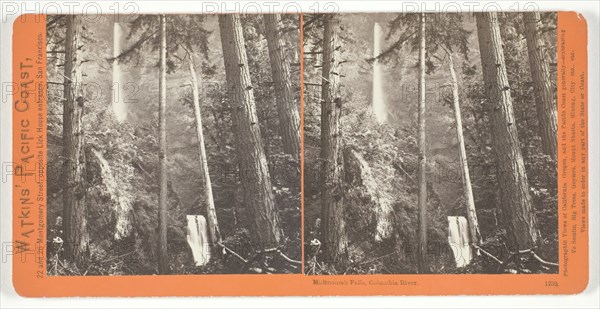 Multnomah Falls, Columbia River, 1867. Creator: Carleton Emmons Watkins.