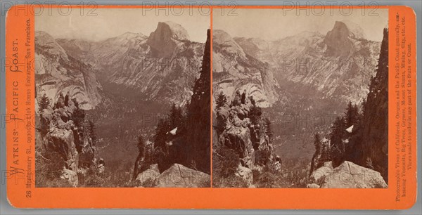 The Domes from Moran Point, Yosemite, 1861/76. Creator: Carleton Emmons Watkins.