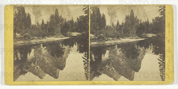 The Three Brothers, Inverted, 1861/80. Creator: Carleton Emmons Watkins.