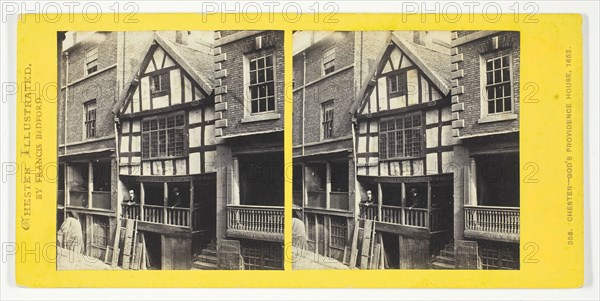 Chester - God's Providence House, 1652, 1850/94. Creator: Francis Bedford.