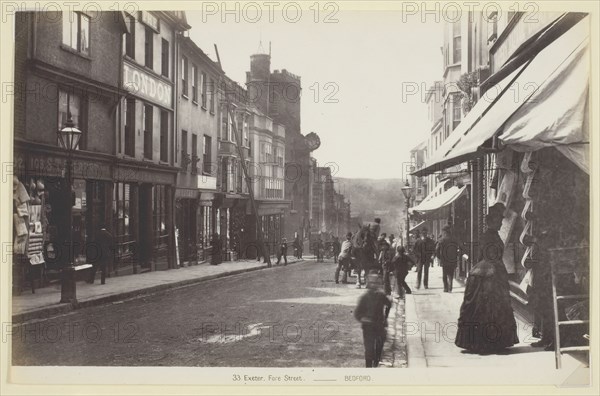33. Exeter, Fore Street, 1860/94. Creator: Francis Bedford.