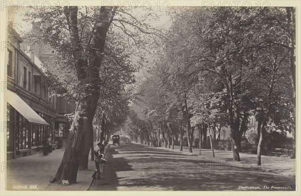 Cheltenham, the Promenade, 1860/94. Creator: Francis Bedford.