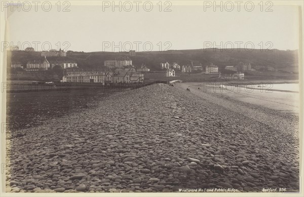 Westward Ho and Pebble Ridge, 1860/94. Creator: Francis Bedford.