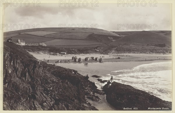 Woolacombe Sands, 1860/94. Creator: Francis Bedford.