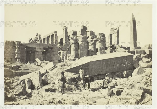 The Broken Obelisk, Karnac, 1857. Creator: Francis Frith.