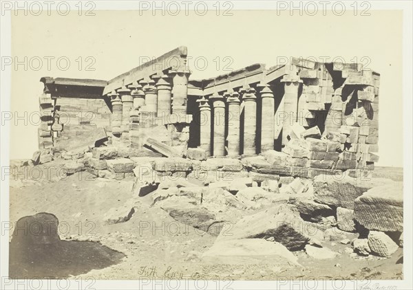 The Temple of Maharaka, Nubia, 1857. Creator: Francis Frith.