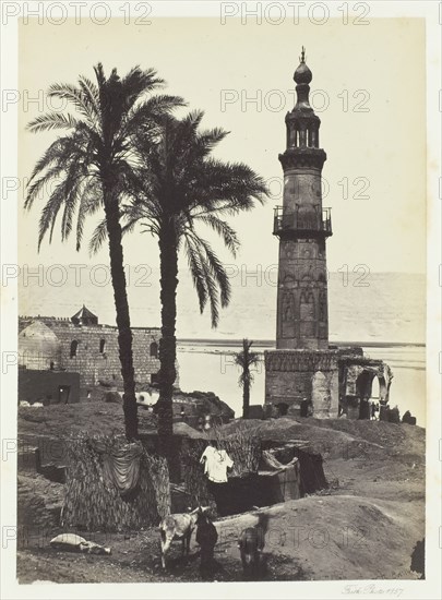 View at Girgeh, Upper Egypt, 1857. Creator: Francis Frith.