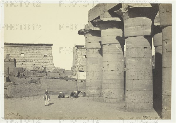 View at Luxor, 1857. Creator: Francis Frith.