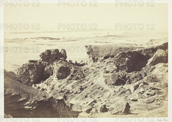 The Nile from the Quarries of Joura, 1858/62. Creator: Francis Frith.