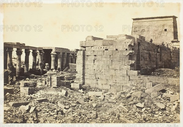 View on the Island of Philae, 1857, printed 1862. Creator: Francis Frith.