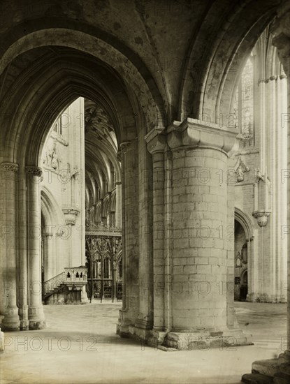 Ely Cathedral: Octagon from North Aisle, c. 1891. Creator: Frederick Henry Evans.